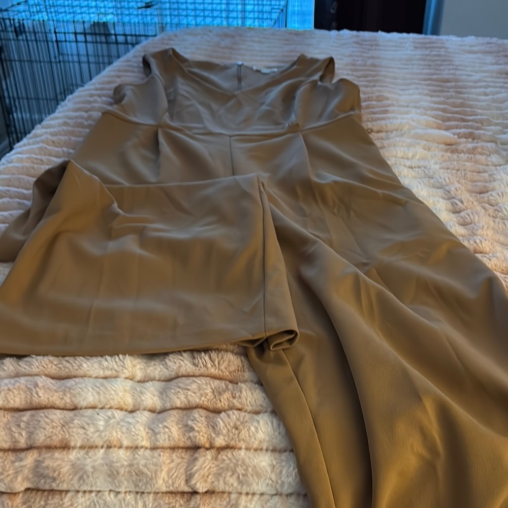 Calvin Klein Tan Jumpsuit